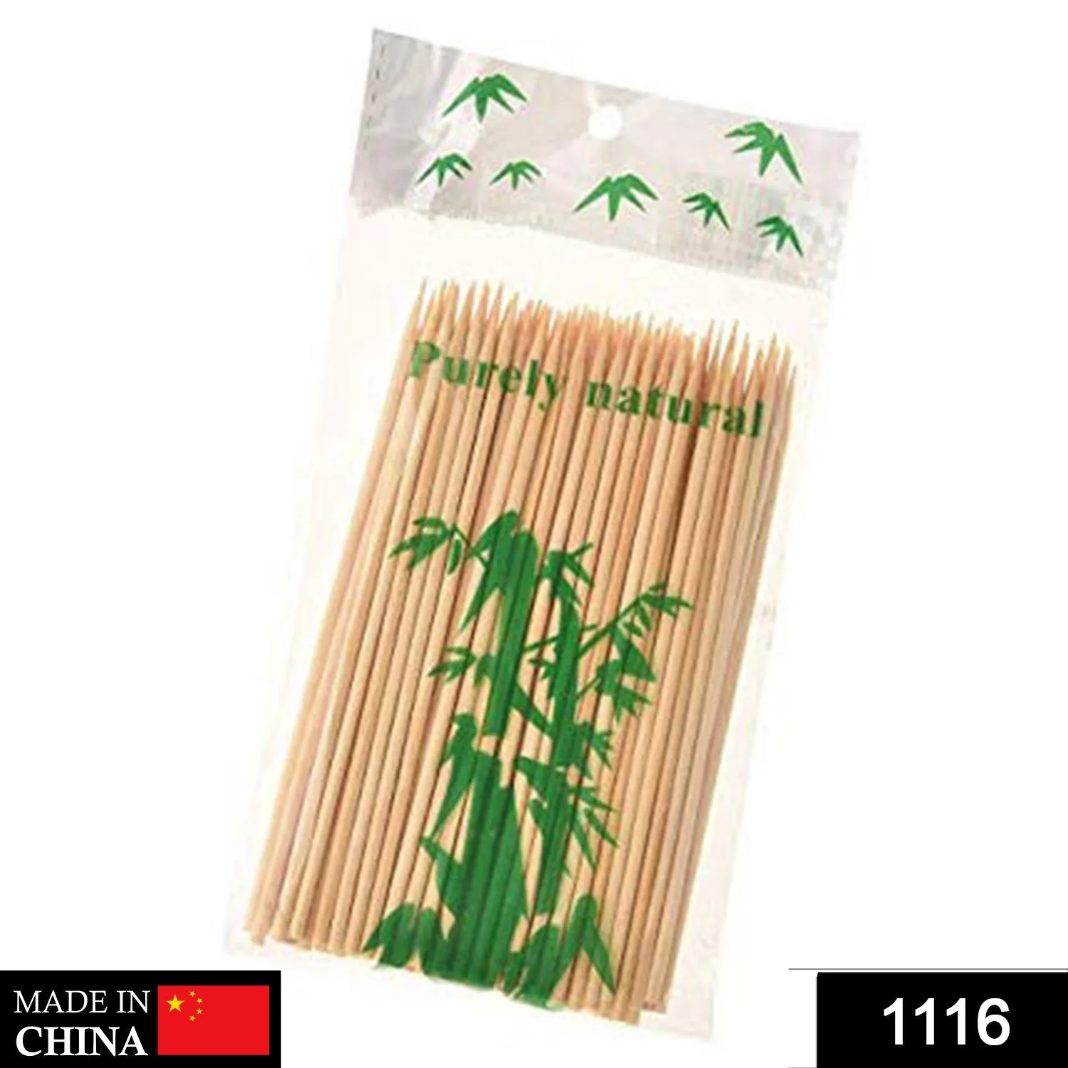 1116 Natural Bamboo Wooden Skewers / BBQ Sticks for Barbeque and Grilling