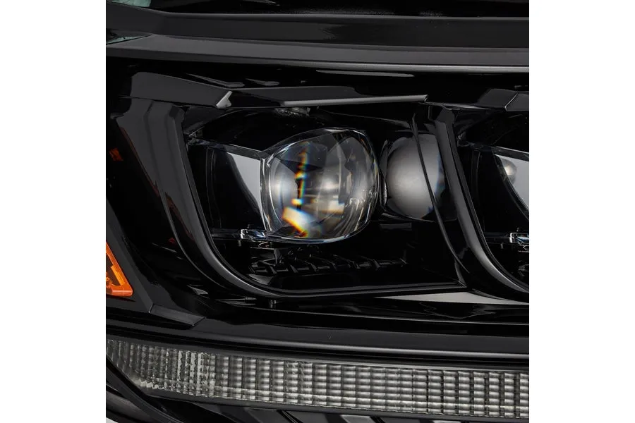 2019-22 Ford Ranger AlphaRex NOVA Series LED Projector Headlights, Alpha Black