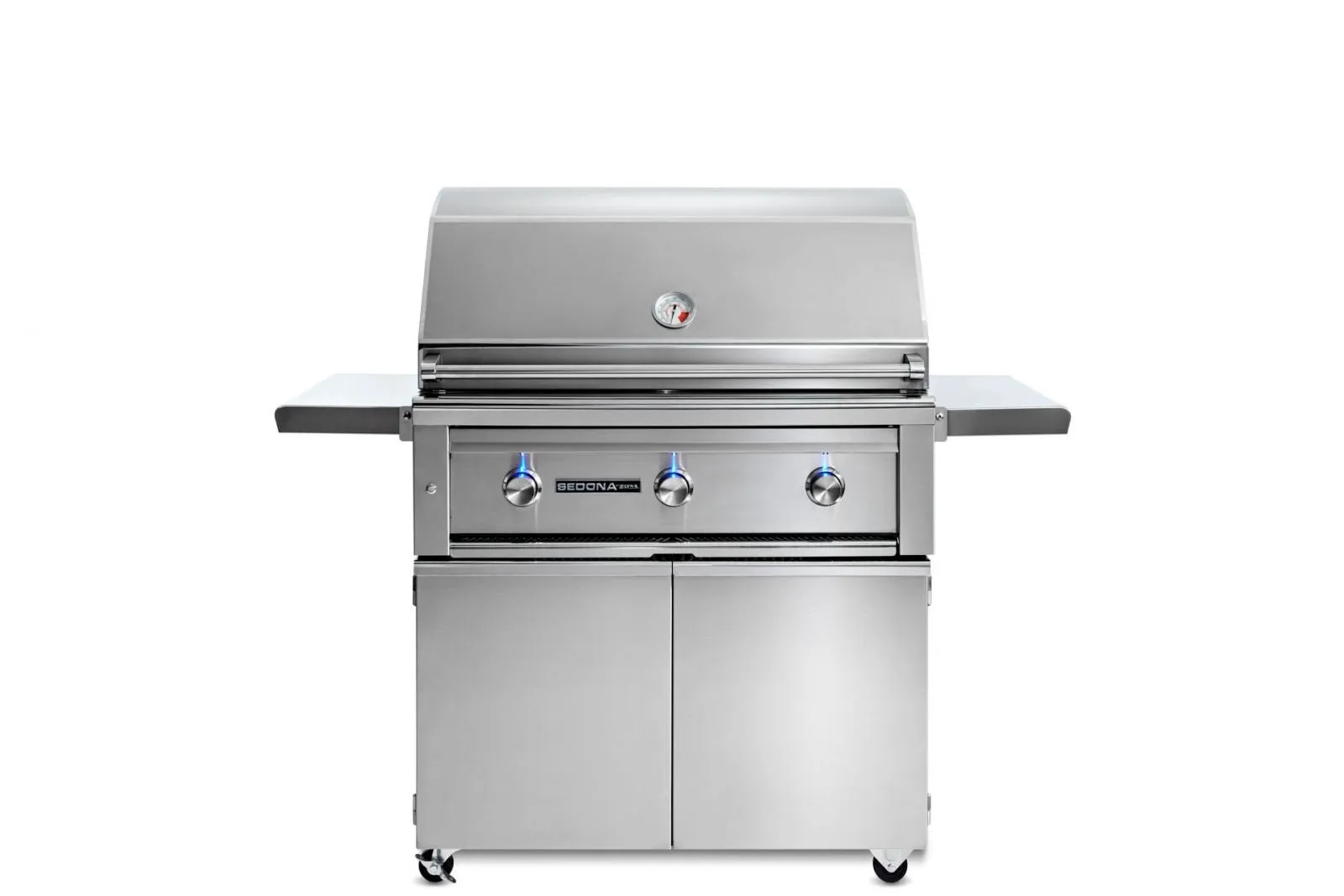 36" Freestanding Grill with 1 Prosear Infrared Burner and 2 Stainless Steel Burners (L601PSF)