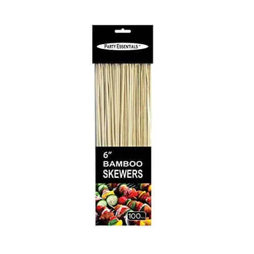 6" Bamboo Skewers (100ct)