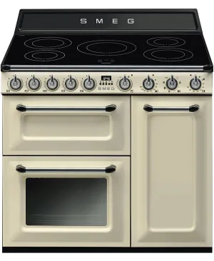 90cm Victoria Range Cooker with Induction Hob | Cream Gloss Finish