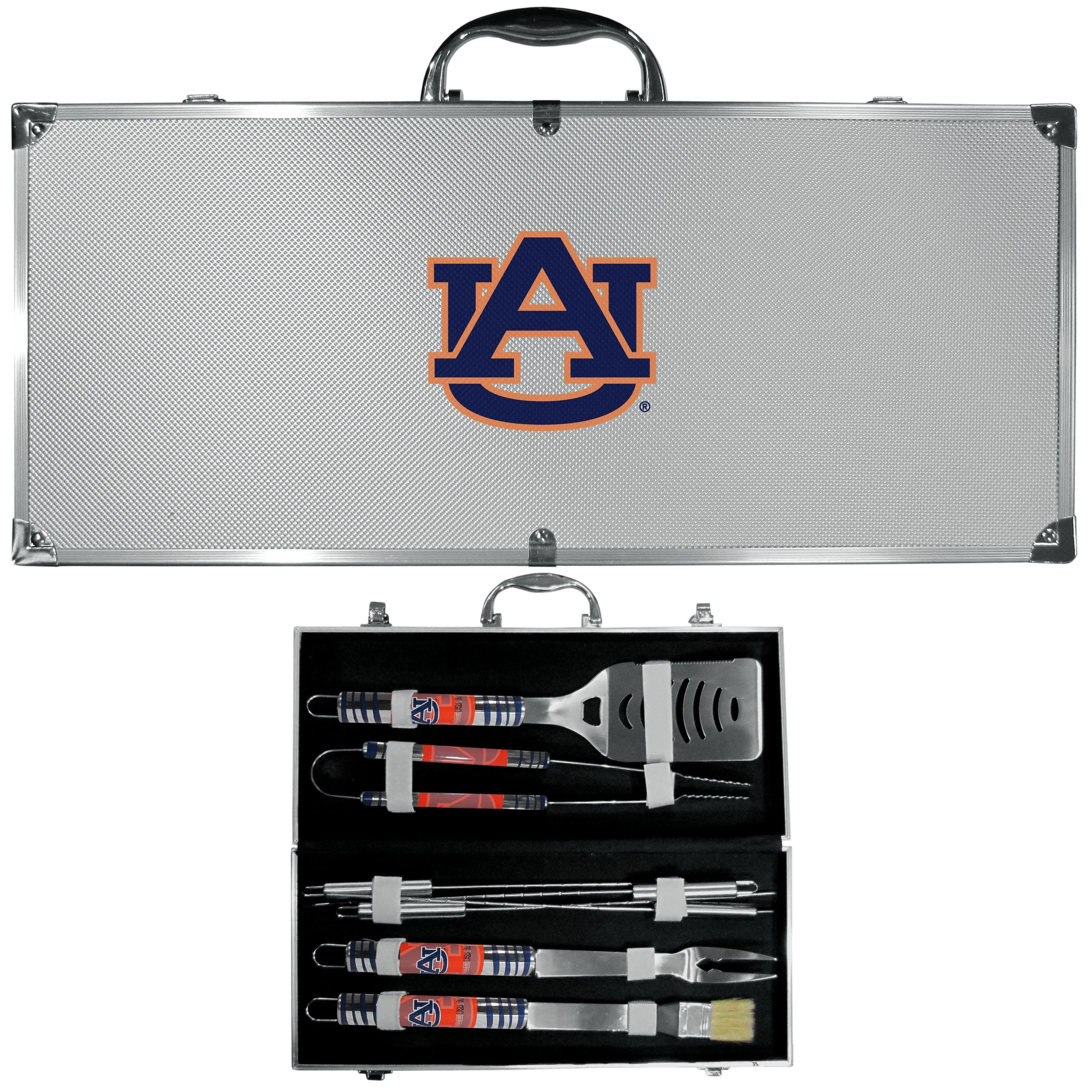 Auburn Tigers 8 pc Tailgater BBQ Set