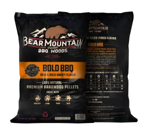 Bear Mountain Premium BBQ Woods Bold BBQ Craft Blends™ Wood Pellets 20 Lbs