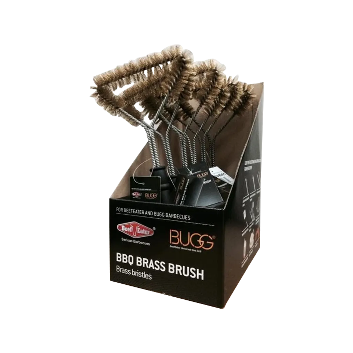 BeefEater Brass Barbecue Brush (Y-shaped) Accessory - 6 pack