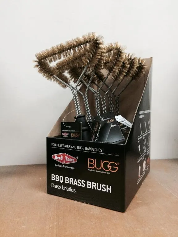 BeefEater Brass Barbecue Brush (Y-shaped) Accessory - 6 pack