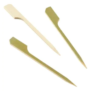 Belgravia Bamboo Paddle Skewers 9cm Pack 100's