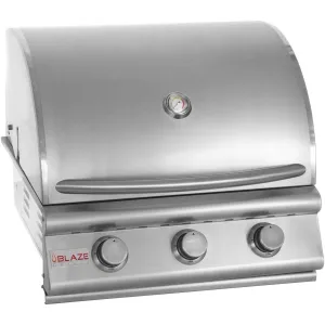 Blaze Prelude LBM 25 inch 3-Burner Built-In Grill