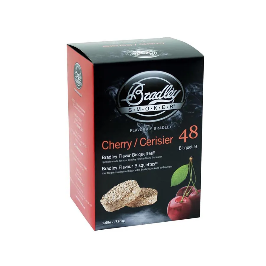 Bradley Cherry Bisquettes, Pack of 48