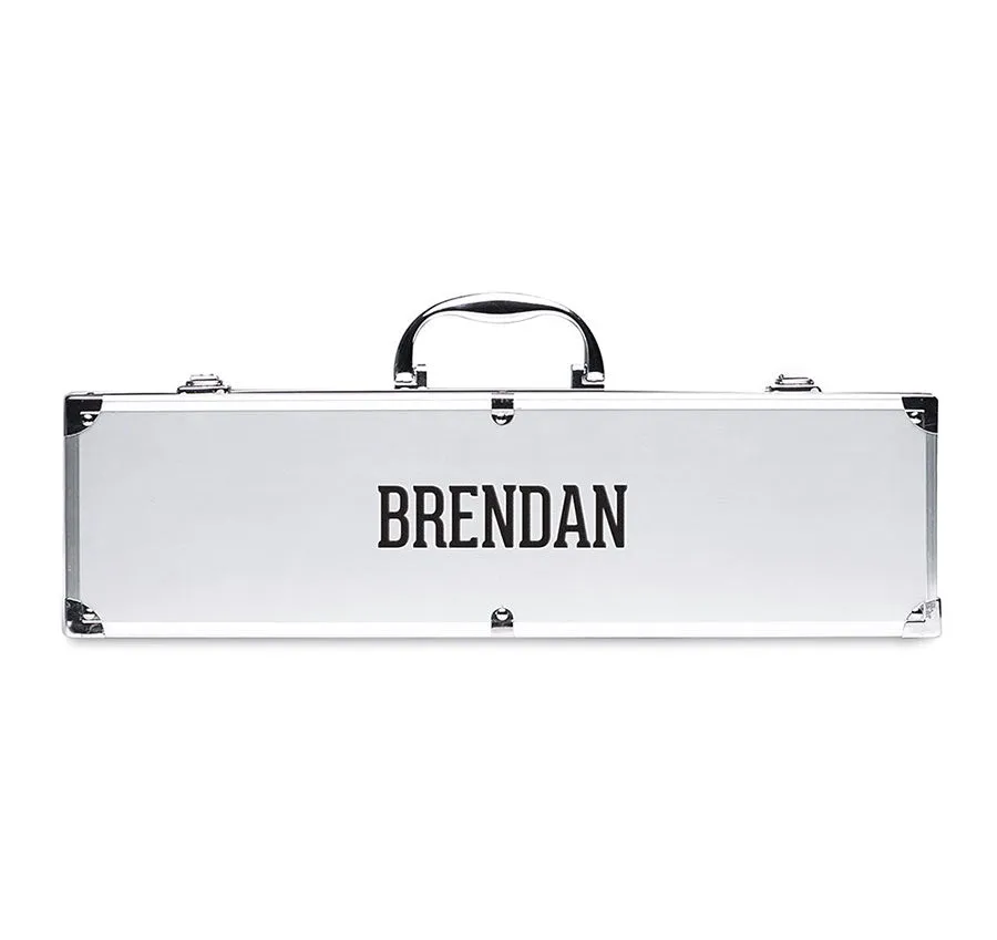 Custom Groomsmen Grill Set - Name