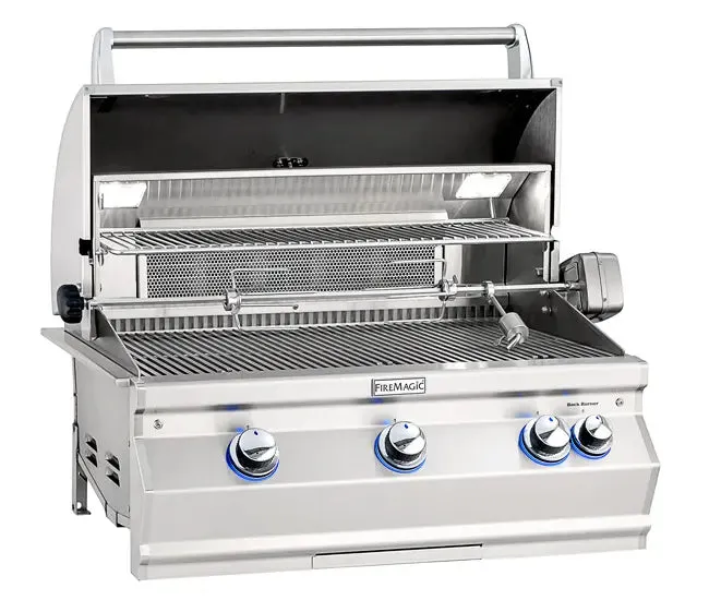 Fire Magic 30" 3-Burner Aurora Built-In Gas Grill w/ Analog Thermometer (A540i)