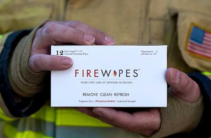 Firewipes On-Scene Firefighter Skin Decontamination Wipes