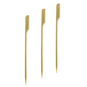 Flat Bamboo Skewers 100/pk