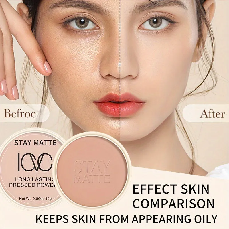 Flawless Matte Finish Setting Powder - Waterproof, Oil-Control & Pore-Blurring, Brightens All Skin Tones