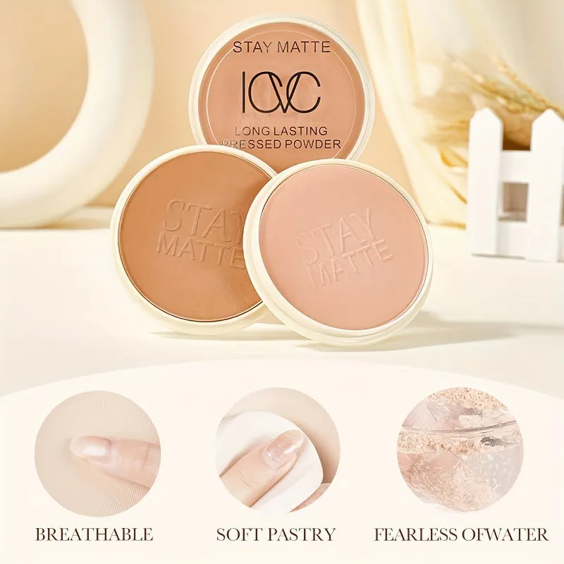 Flawless Matte Finish Setting Powder - Waterproof, Oil-Control & Pore-Blurring, Brightens All Skin Tones