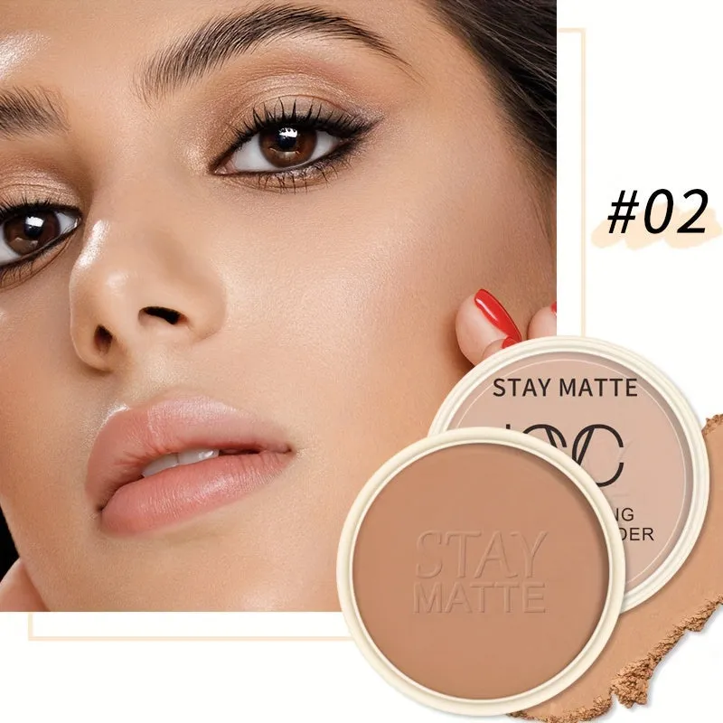 Flawless Matte Finish Setting Powder - Waterproof, Oil-Control & Pore-Blurring, Brightens All Skin Tones