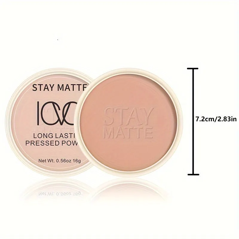 Flawless Matte Finish Setting Powder - Waterproof, Oil-Control & Pore-Blurring, Brightens All Skin Tones