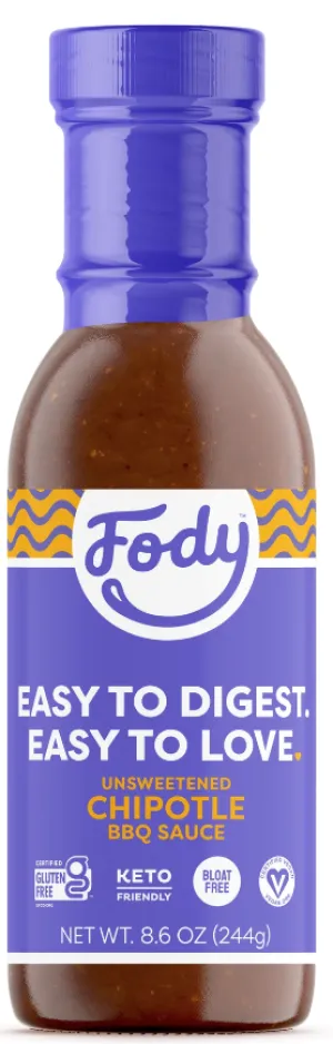 Fody Unsweetened Chipotle BBQ Sauce 8.6oz