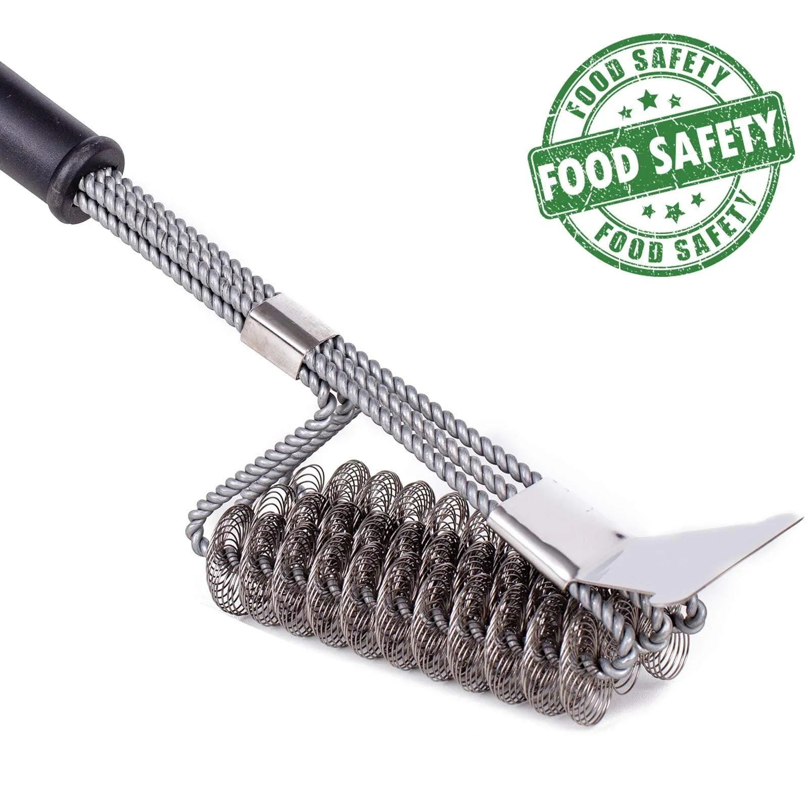 Grill Brush and Scraper, 3 in 1 BBQ Cleaner.