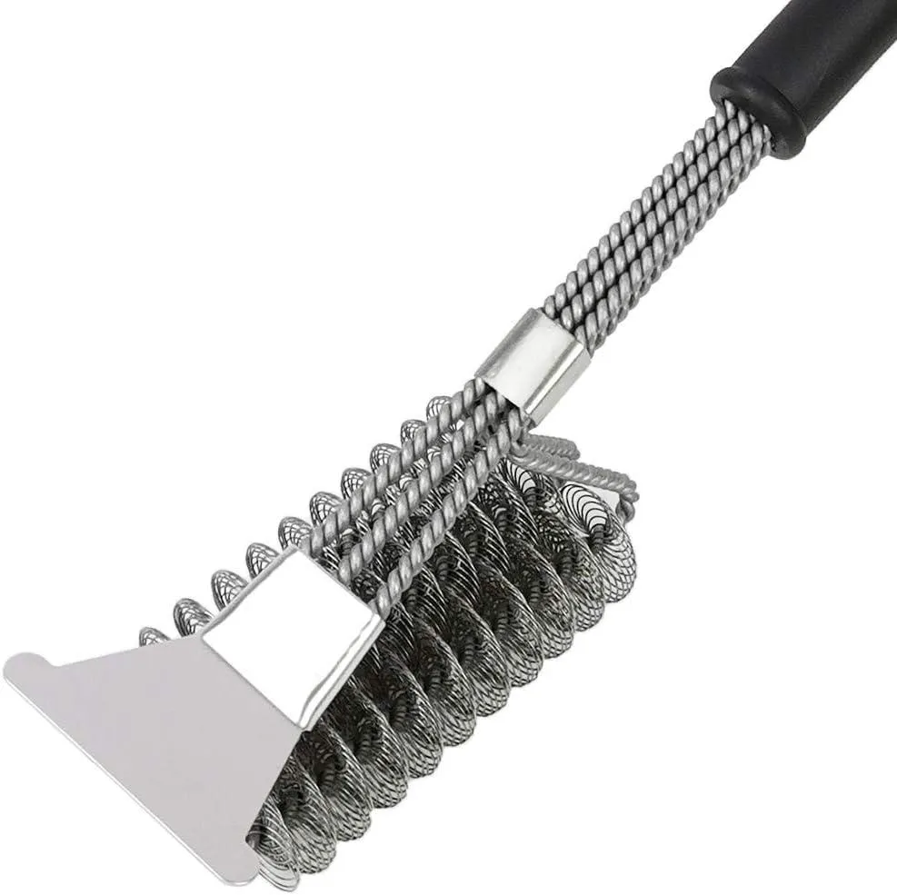 Grill Brush and Scraper, 3 in 1 BBQ Cleaner.