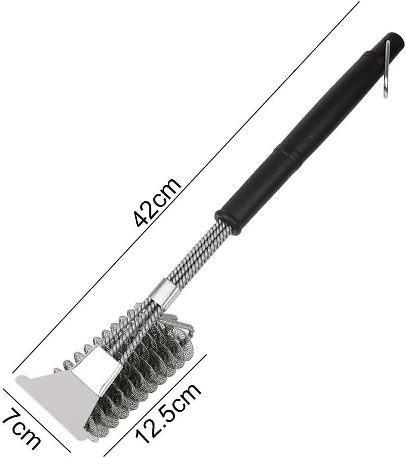 Grill Brush and Scraper, 3 in 1 BBQ Cleaner.