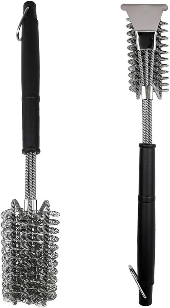 Grill Brush and Scraper, 3 in 1 BBQ Cleaner.