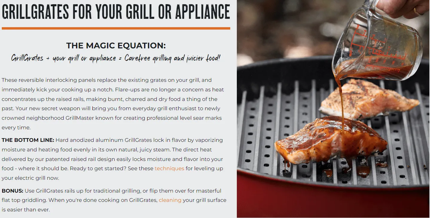 GrillGrate Sear Station for the Louisiana Grills Estate