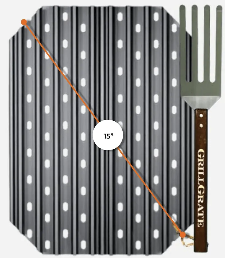 GrillGrate Set for the Medium Big Green Egg
