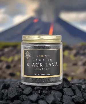 Hawaiian Black Lava Salt