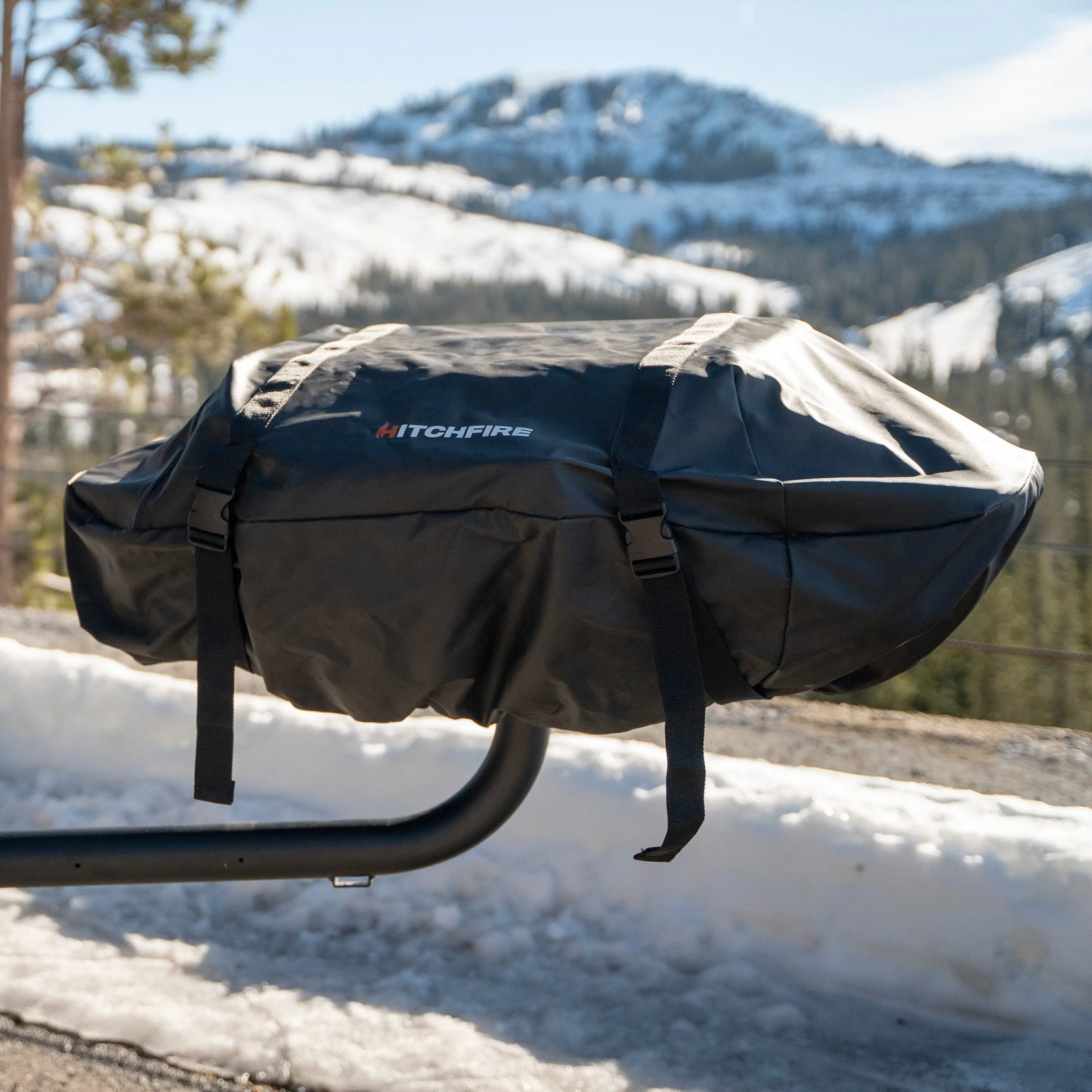 HitchFire Black Grill Cover