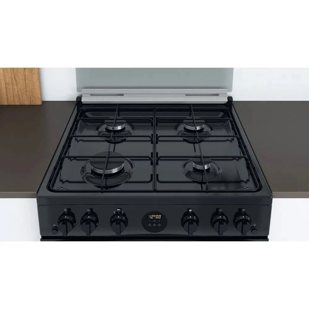 Indesit ID67G0MCBUK 85 Litre Double Cooker, 60cm Wide - Black