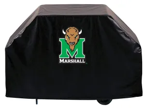 Marshall Thundering Herd HBS Black Outdoor Heavy Duty Vinyl BBQ Grill Cover