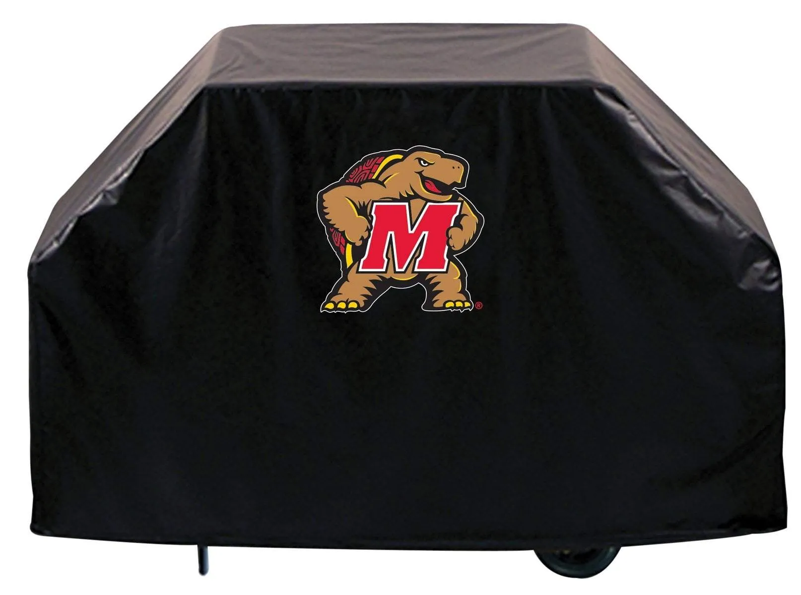 Maryland Terrapins HBS Black Outdoor Heavy Duty Breathable Vinyl BBQ Grill Cover