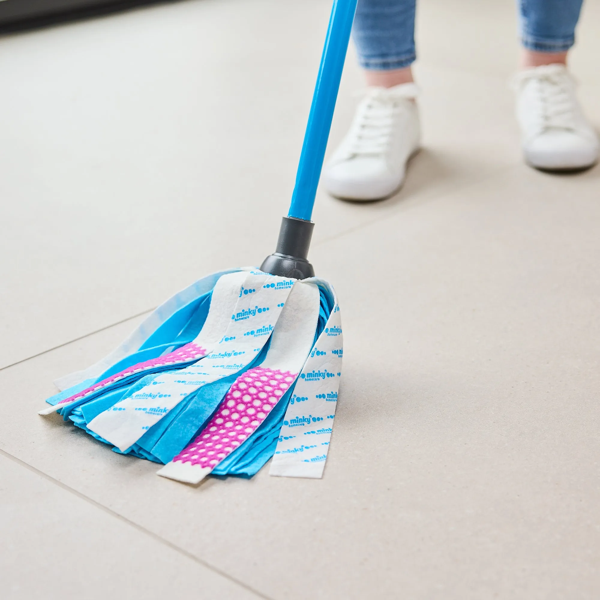 Minky 3-in-1 Power Mop & Smart Bucket with Refills