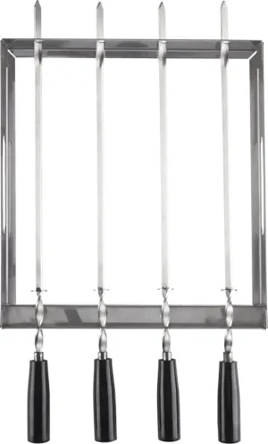 Napoleon Bbq 70014 PRO Series Stainless Steel Rotating Skewer Rack