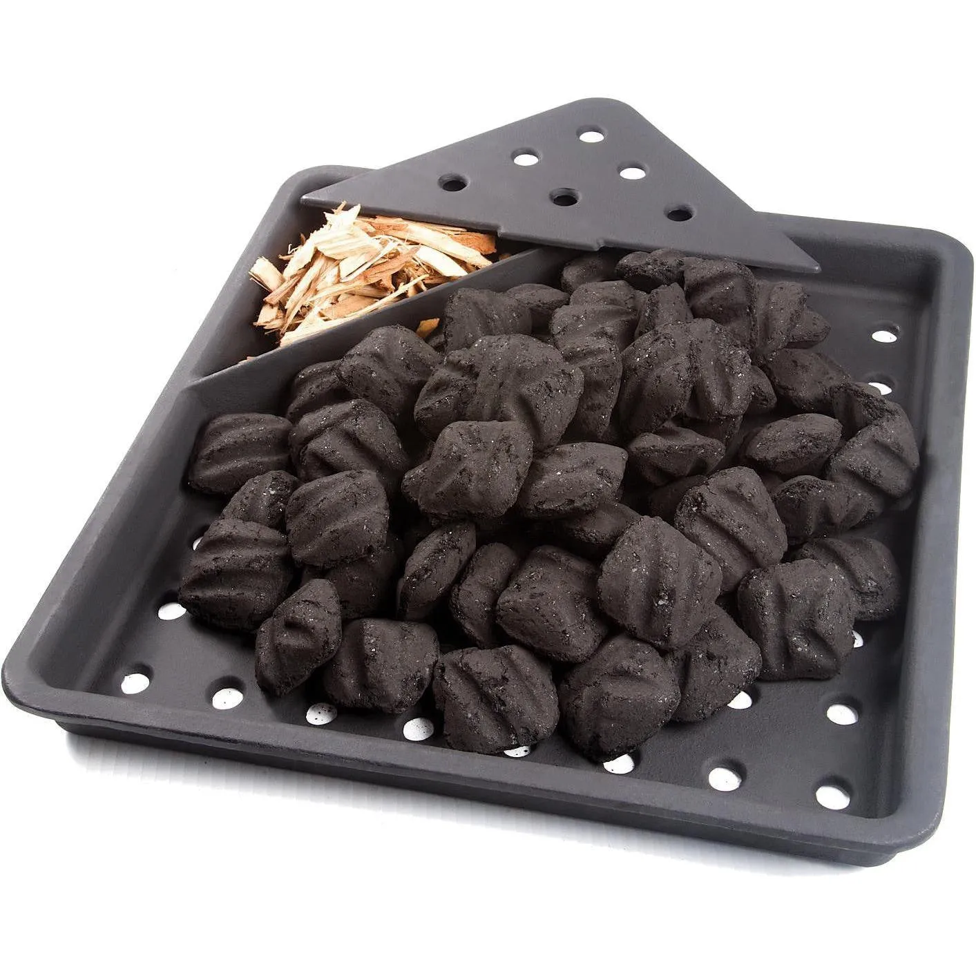 Napoleon:   Cast Iron Charcoal And Smoker Tray