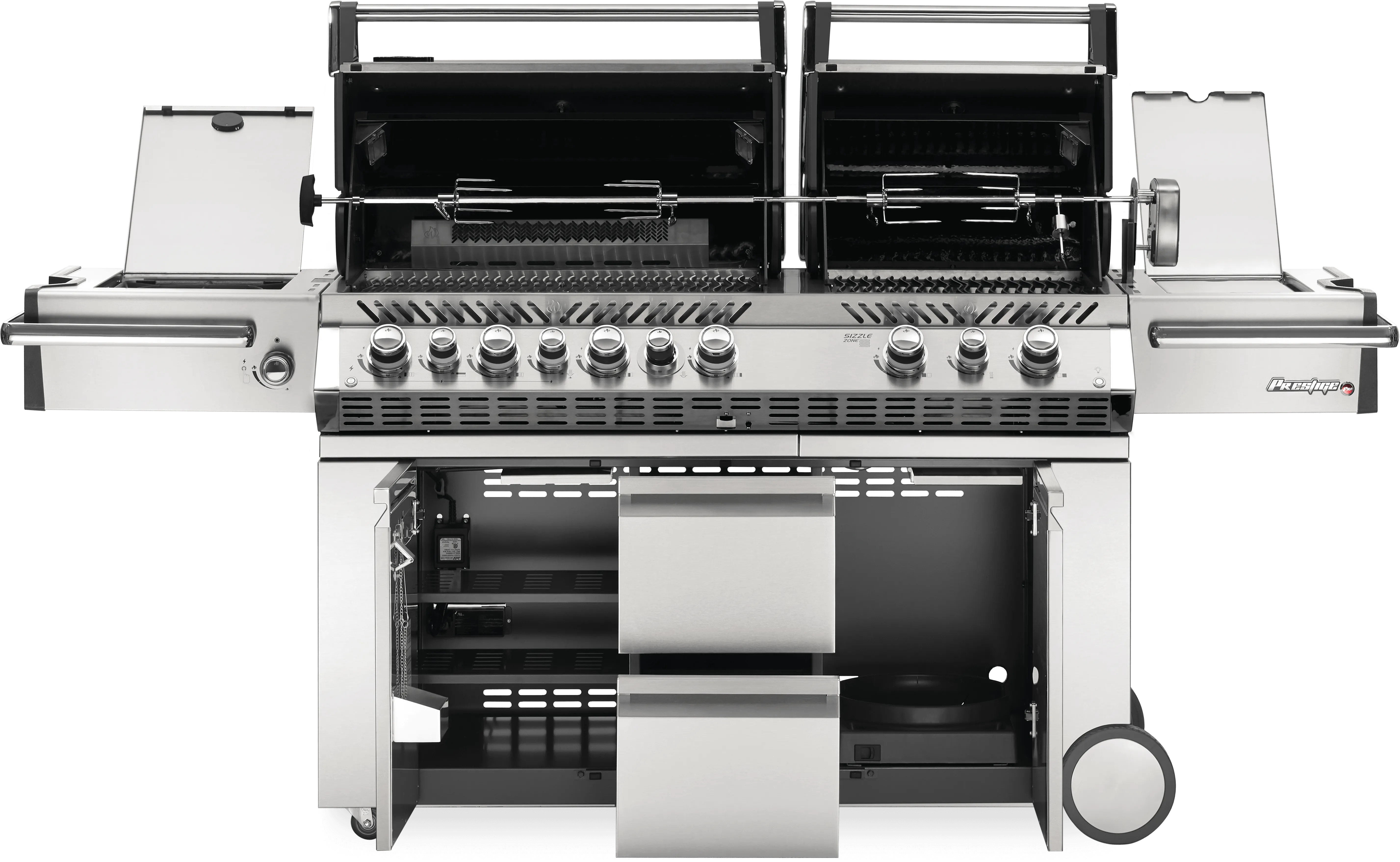 Napoleon Prestige PRO 825 RSIB BBQ with Side Burner, Infrared Rear & Bottom Burners PRO825RSBI-3