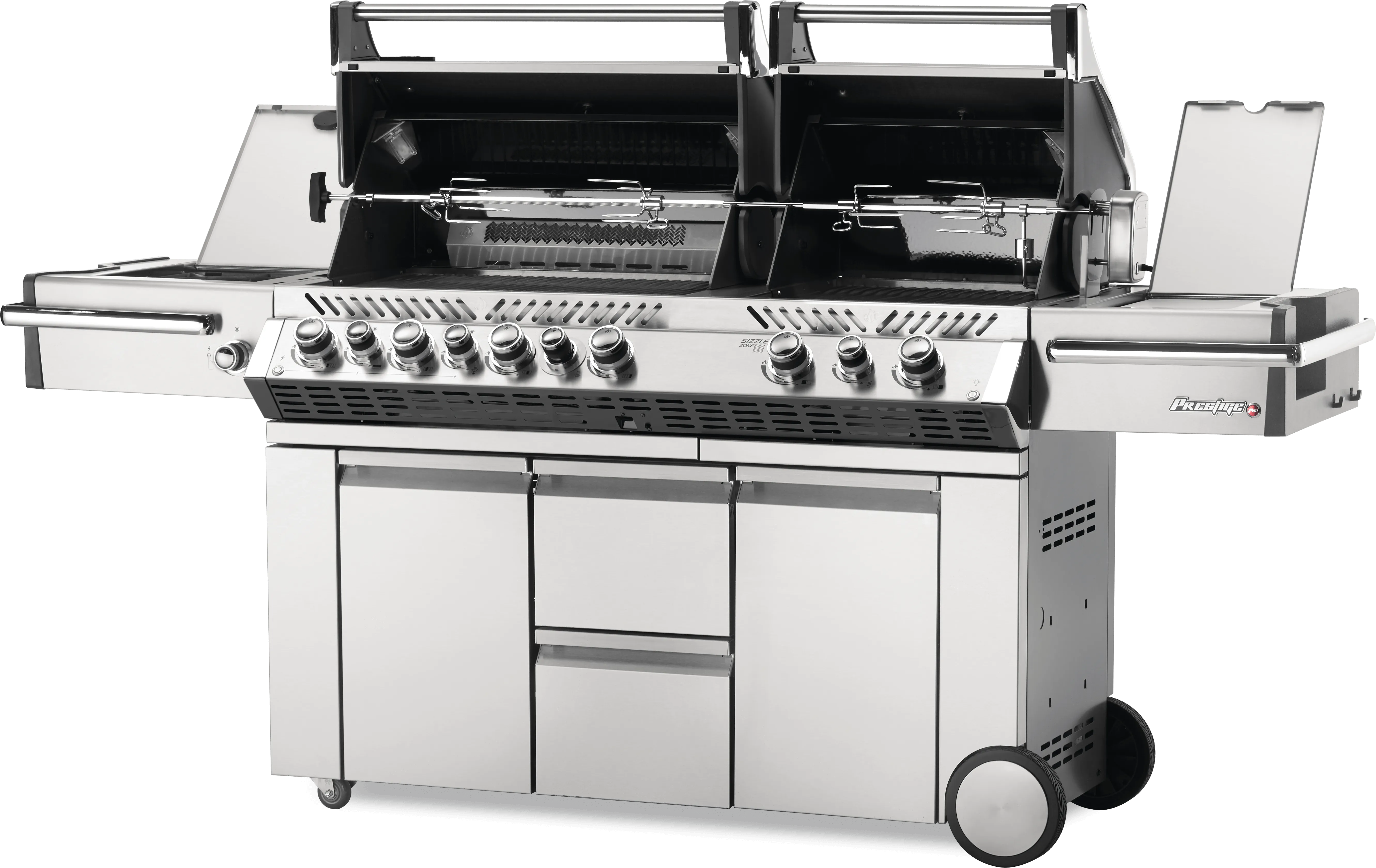 Napoleon Prestige PRO 825 RSIB BBQ with Side Burner, Infrared Rear & Bottom Burners PRO825RSBI-3