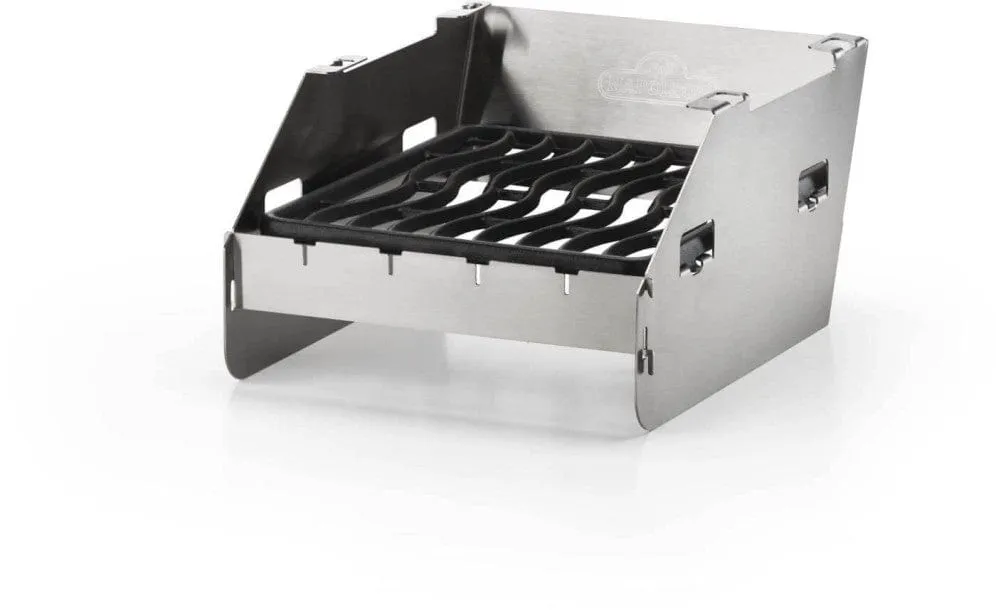 Napoleon Sizzle Zone Side Burner Windshield & Skewer Rack 71302