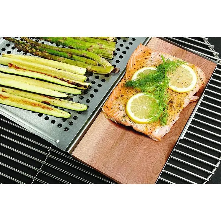 Outset Cedar Plank Holder and Grill Grid