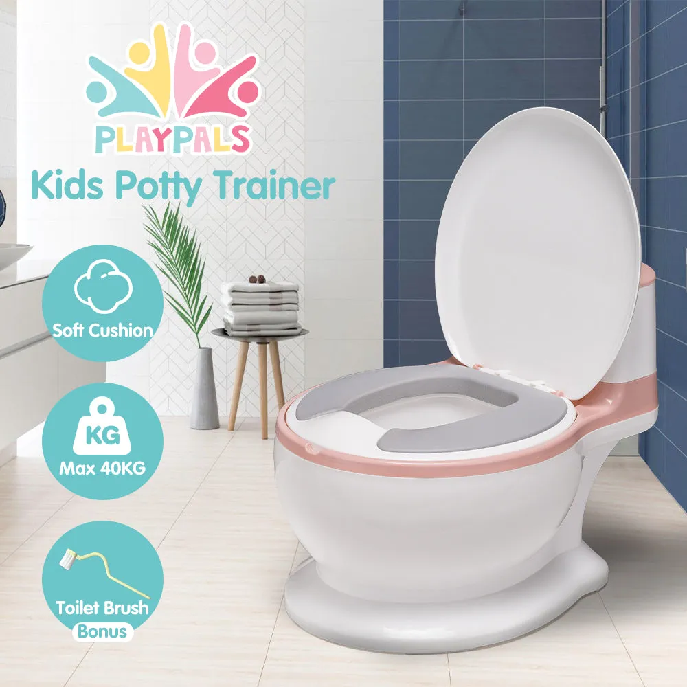 Playpals Kids Potty Trainer Seat Safety Toilet Toddler Training Child Non-Slip