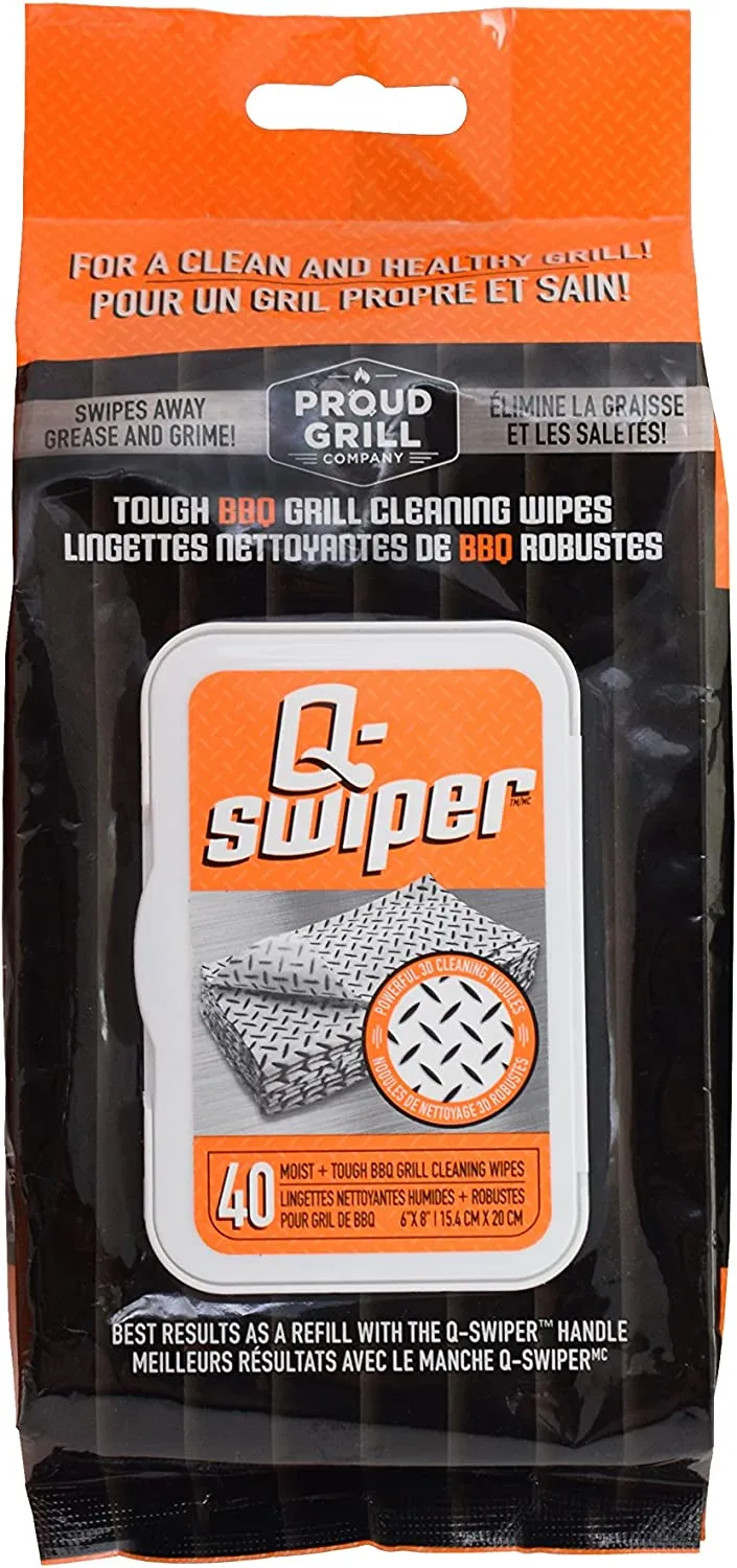 Proud Grill Q-Swiper Grill Cleaning Wipes - 2400C