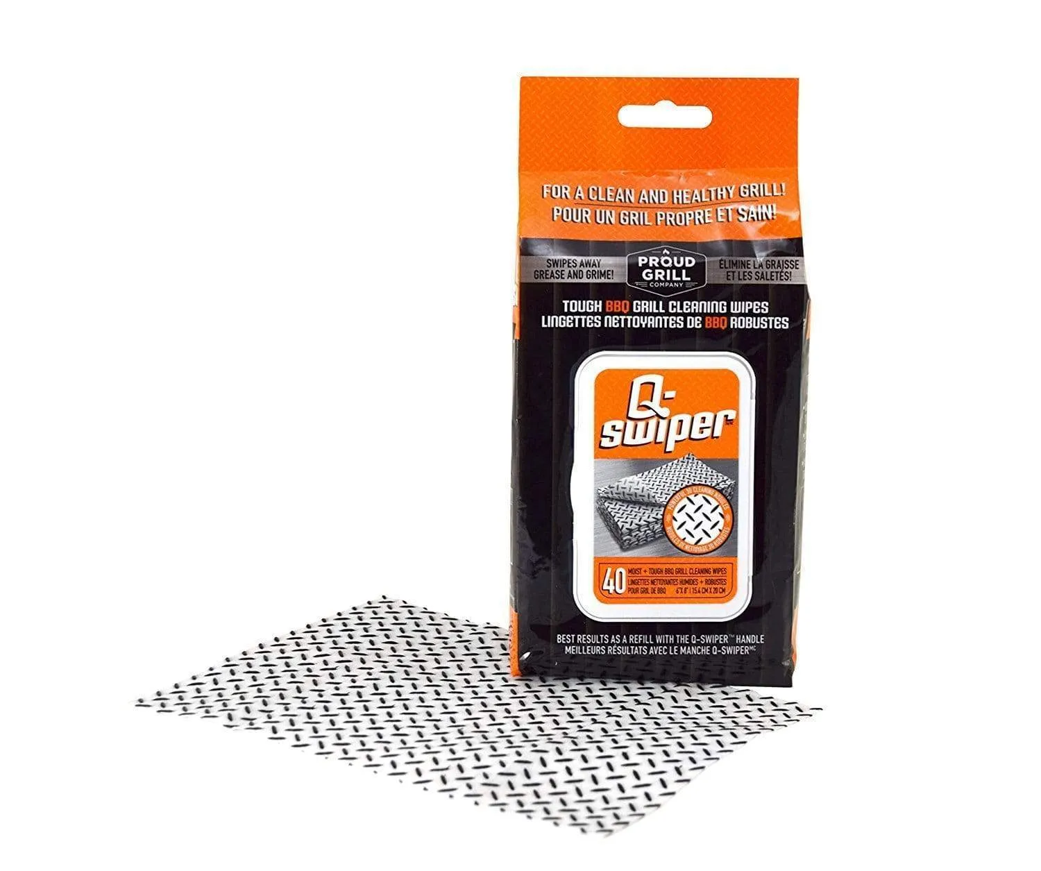 Proud Grill Wipes (40) Replacements Q-Swiper