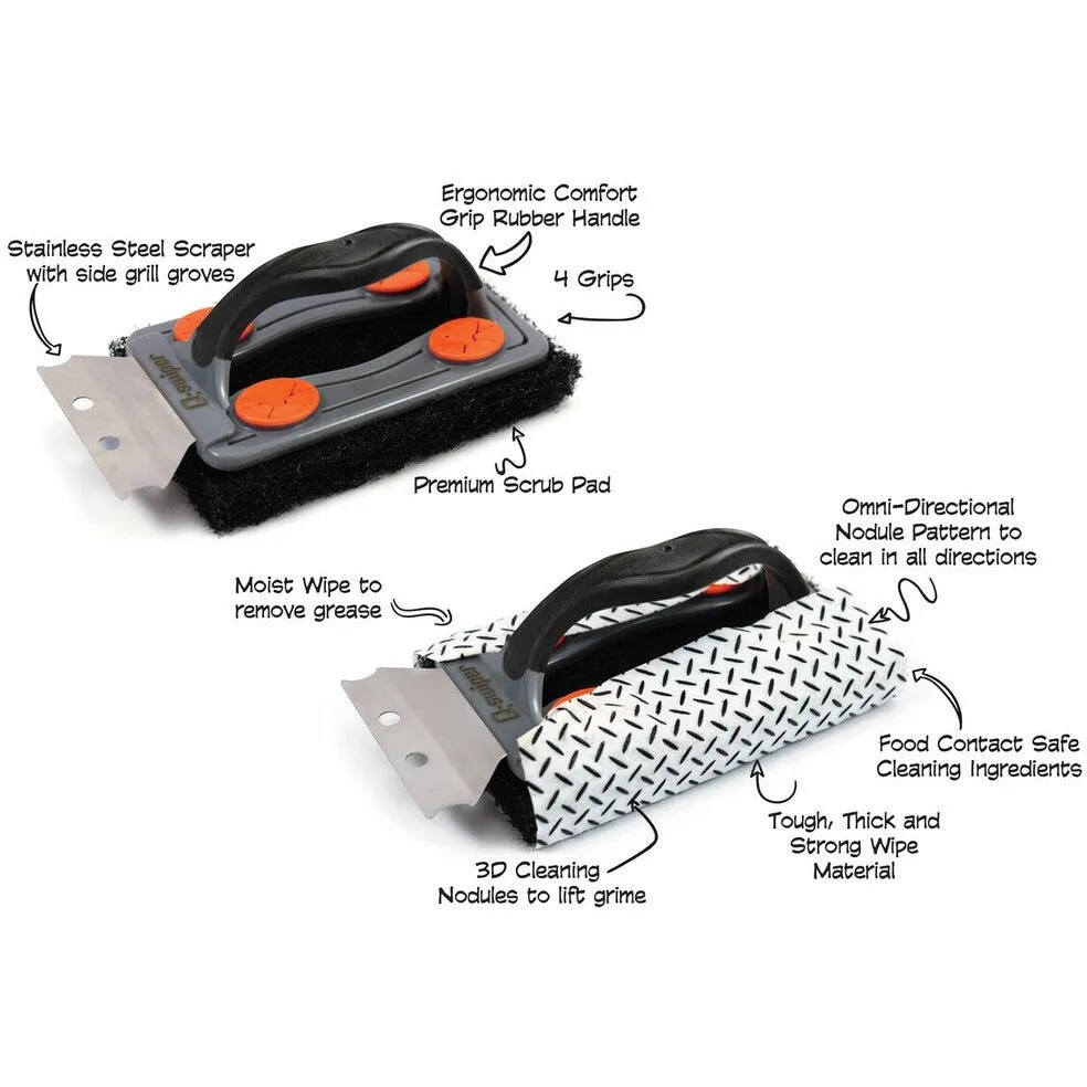 Q-Swiper - BBQ Grill Cleaner Kit