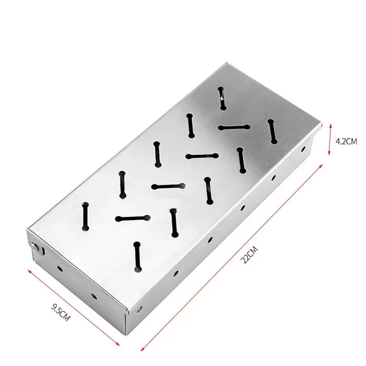 Stainless Steel BBQ Wood Chip Smoke Box