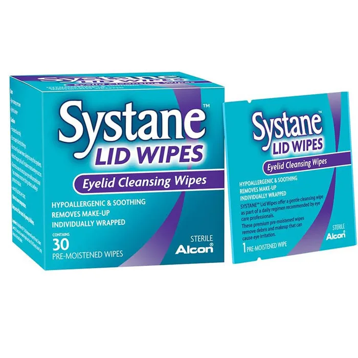 Systane Lid Wipes Eyelid Cleansing Wipes 30/Box