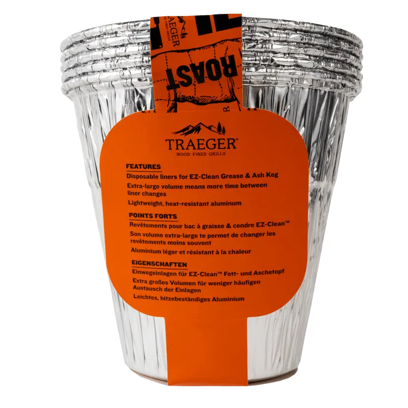 Traeger Grease & Ash Keg Liner 5 Pack