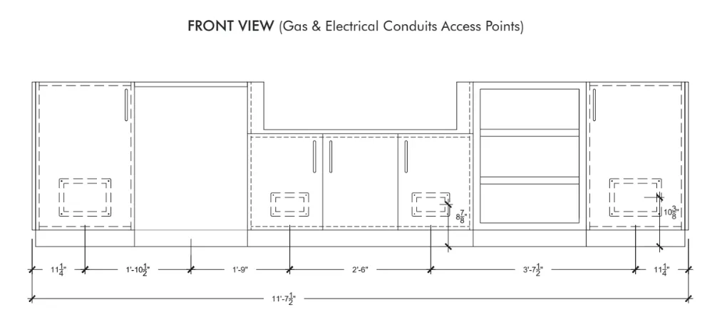 Urban Bonfire TAÏGA 42 Outdoor Kitchen