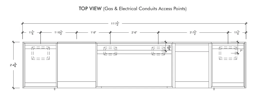 Urban Bonfire TAÏGA 42 Outdoor Kitchen