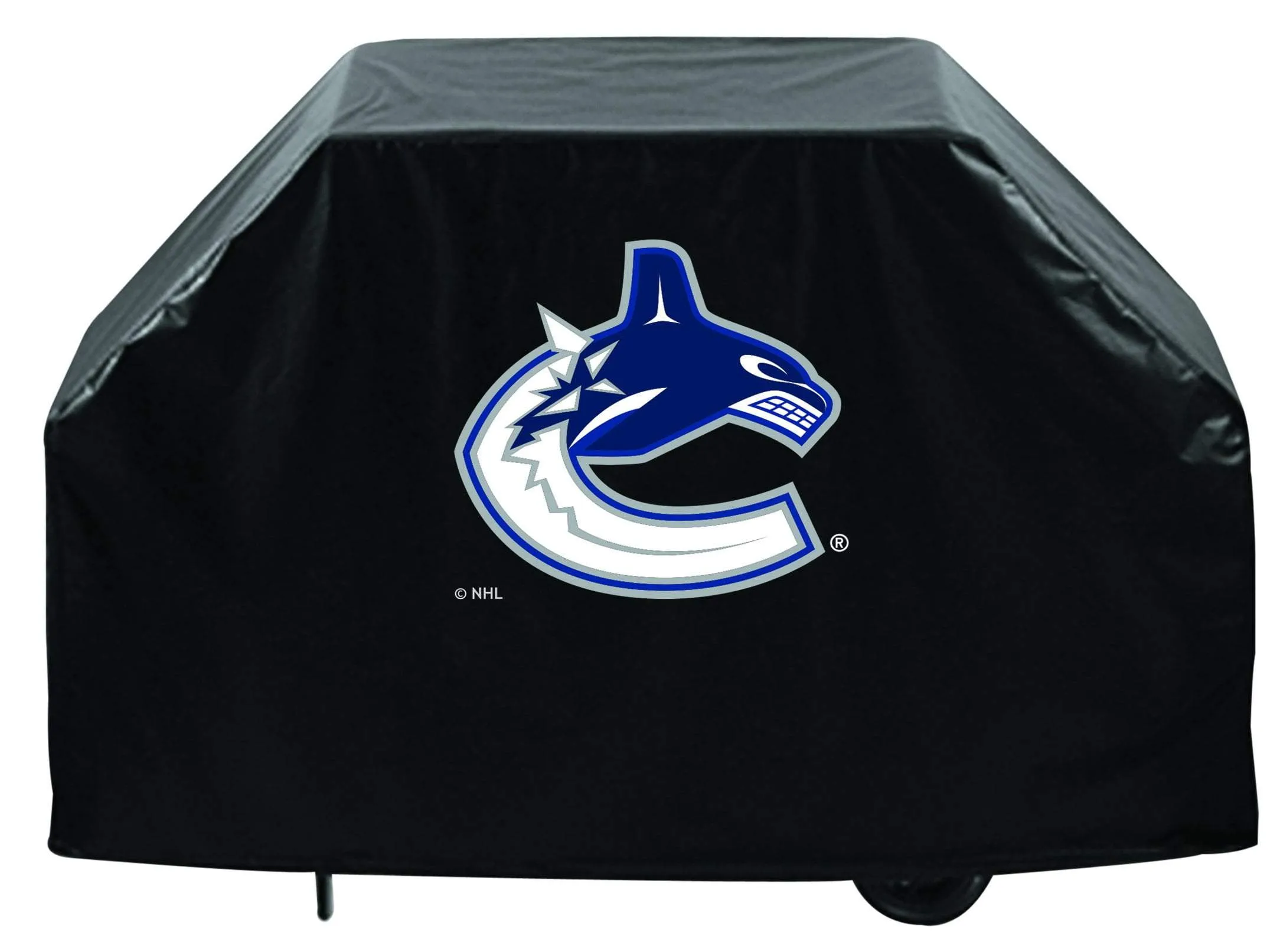 Vancouver Canucks HBS Black Outdoor Heavy Duty Breathable Vinyl BBQ Grill Cover