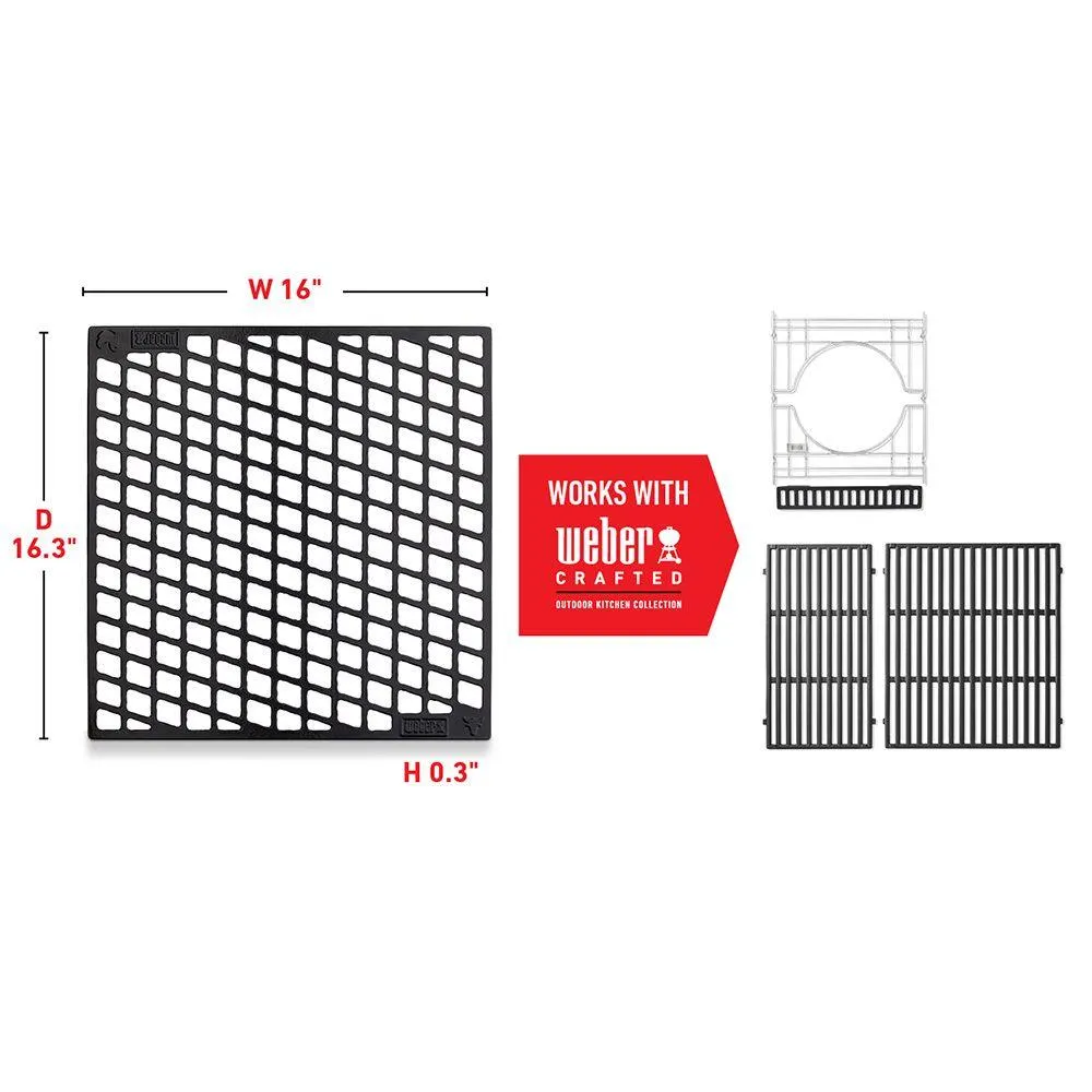 Weber Crafted Dual Sided Sear Grate